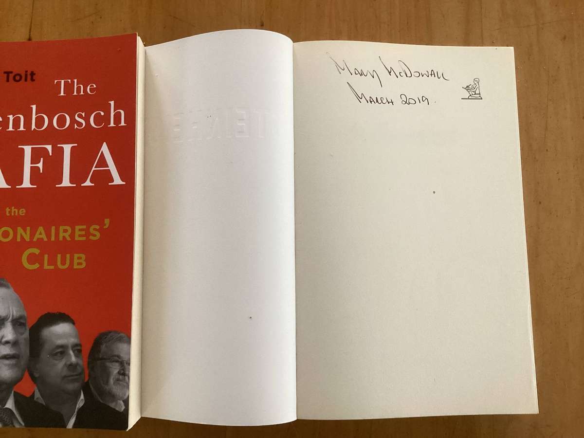 THE STELLENBOSCH MAFIA & STEINHEIST. (Two books for the price of one) VGood condition.