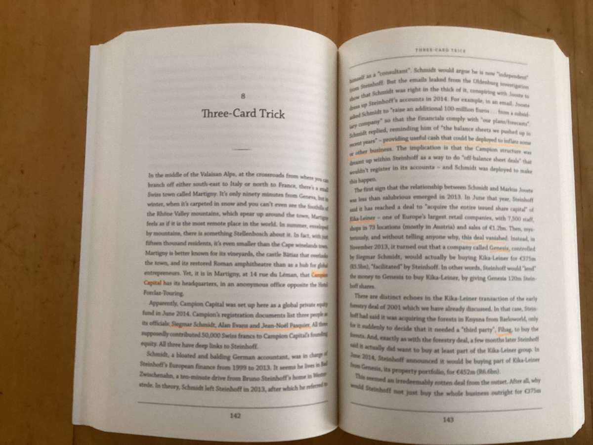 THE STELLENBOSCH MAFIA & STEINHEIST. (Two books for the price of one) VGood condition.