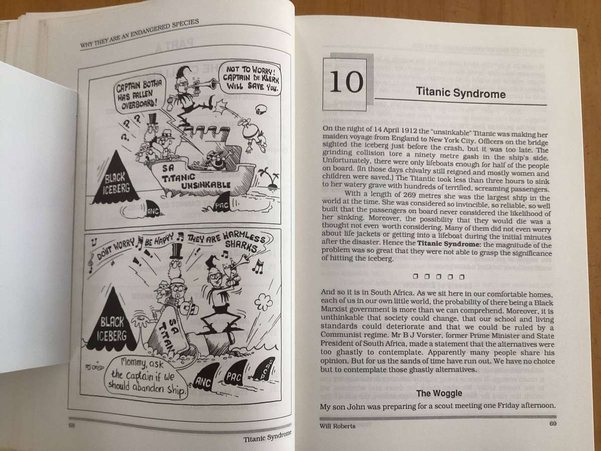 African WHITE TRIBES (how to survive and prosper). Hardcover in a VGood+ condition.