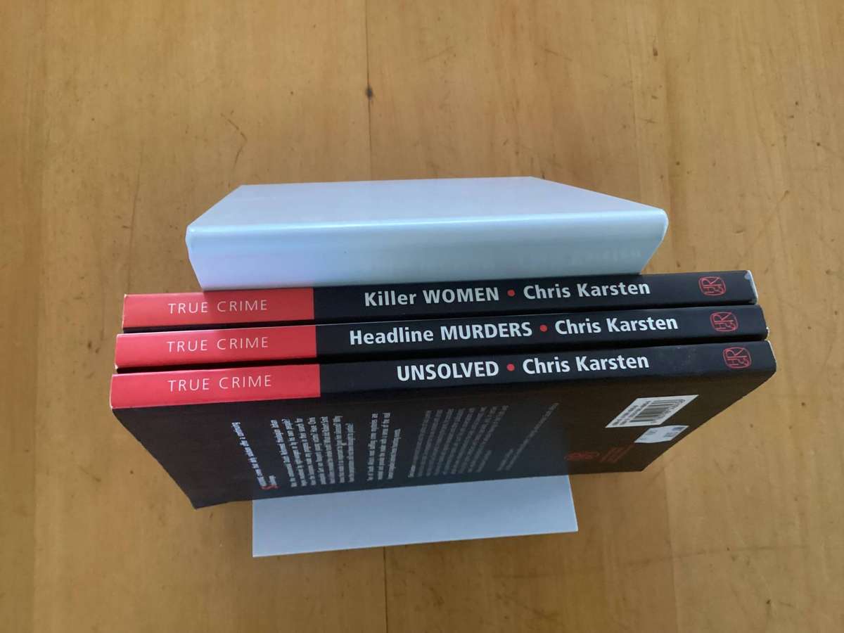 South African Murders. Three Books by Chris Karsten. Paperbacks, Good + condition.