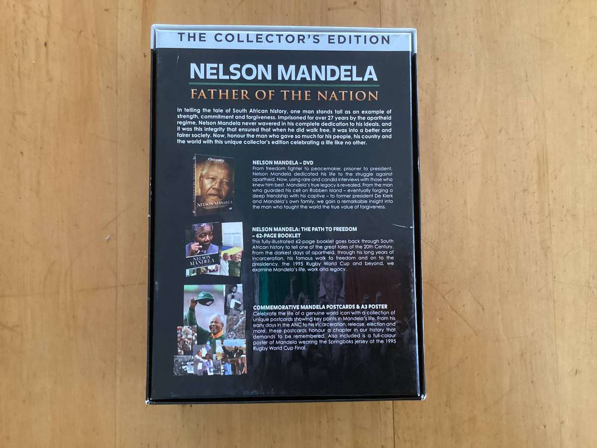 NELSON MANDELA (The Collectors Edition). Father of the Nation - box set in excellent condition.