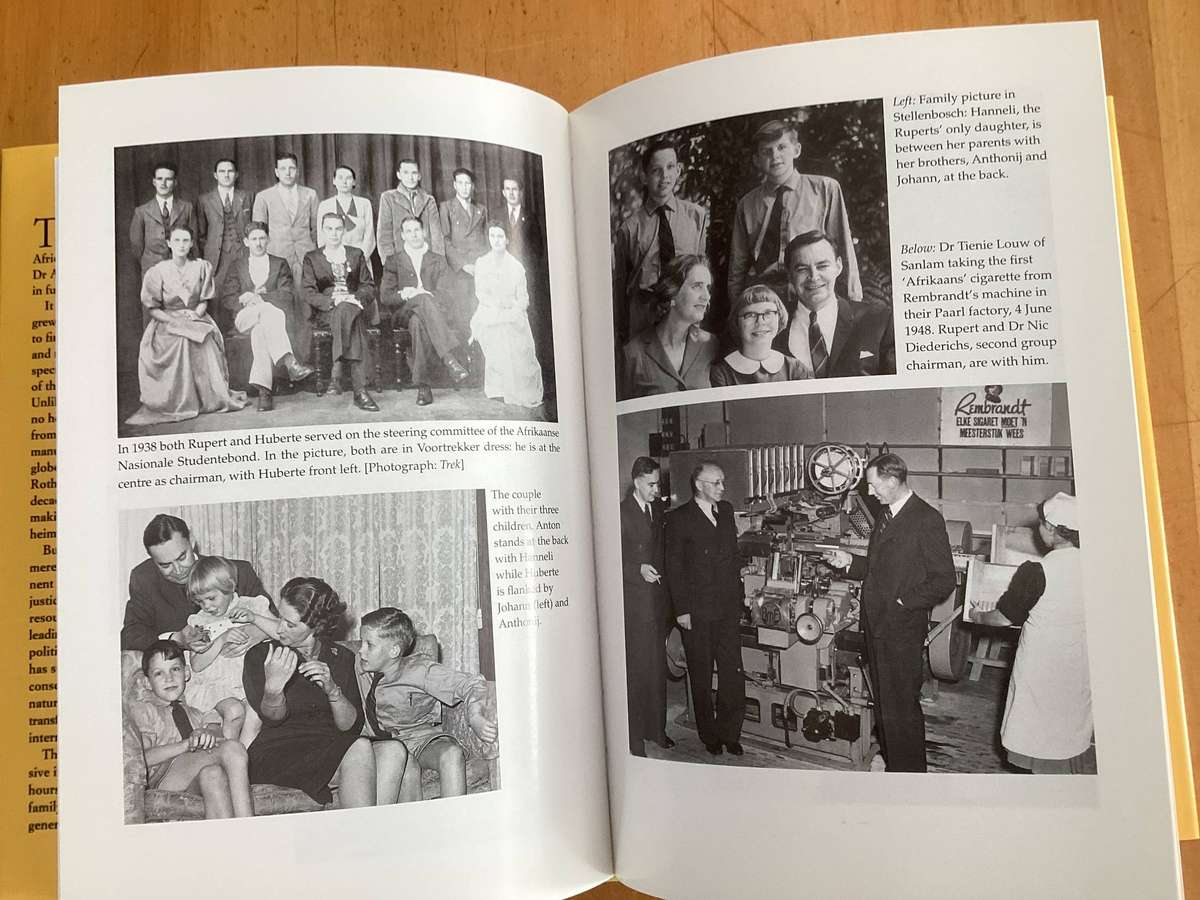 ANTON RUPERT A Biography, by Ebbe Dommisse & Willie Esterhuyse. Hardcover. Fine Condition. Signed.