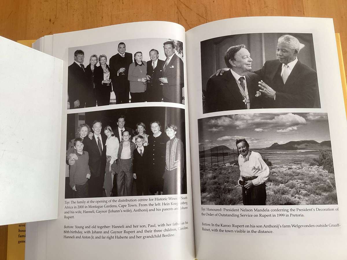 ANTON RUPERT A Biography, by Ebbe Dommisse & Willie Esterhuyse. Hardcover. Fine Condition. Signed.