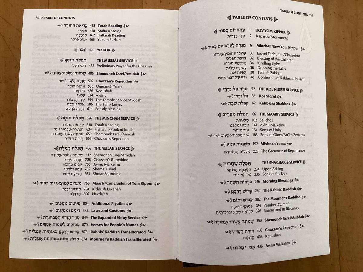 THE COMPLETE ARTSCROLL MACHZOR. Yom Kippur & Rosh Hashanah. TWO VOLUME SET in a Good+ Condition.