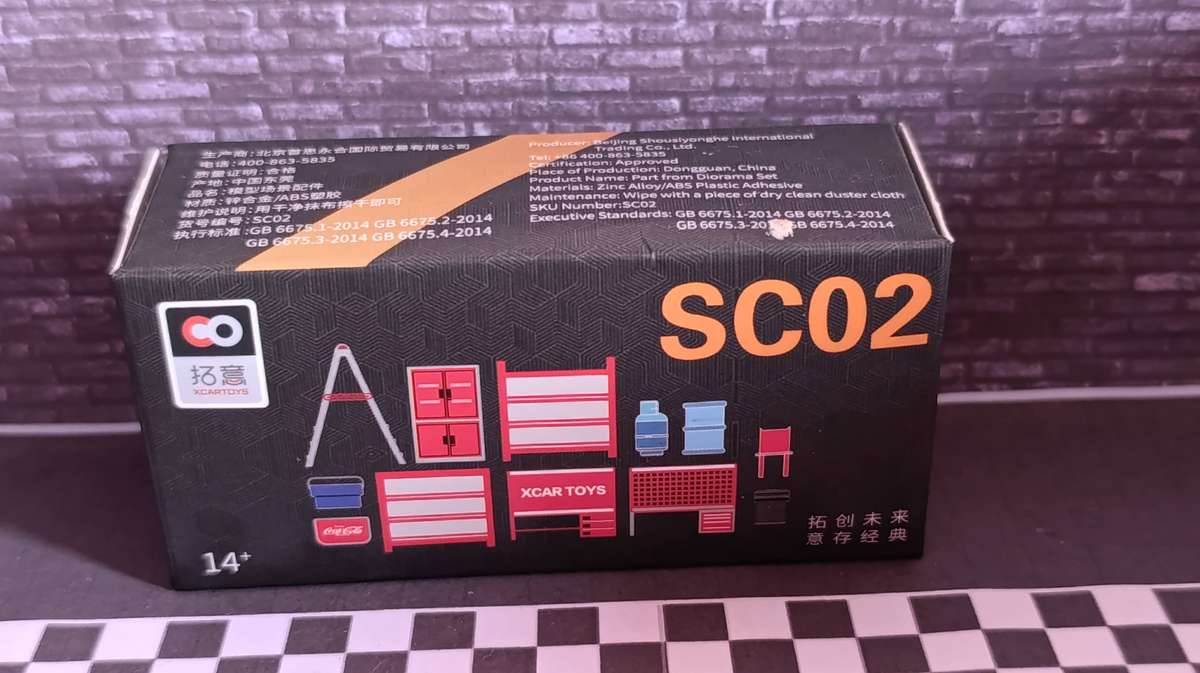 XCarToys 1/64 scale diorama accesories SC01 SC02 SC03