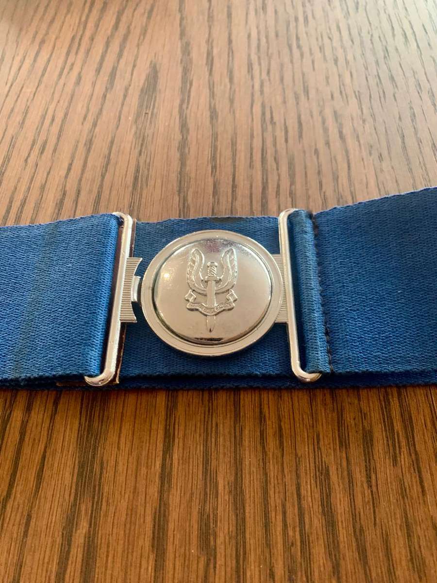 Rhodesian SAS beret and belt: Maj Jack Greeff (Rtrd) HCS, PMM, MMM, DWD - SA Special Forces, Recce