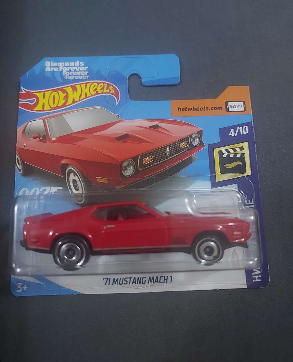 HOT WHEELS '71 MUSTANG MACH 1 (007 DIAMONDS ARE FOREVER FOREVER )