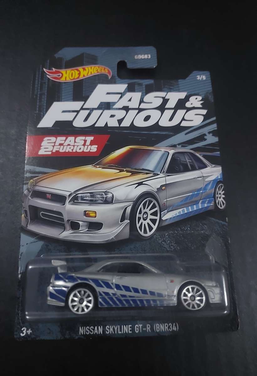 Hot Wheels Nissan Skyline GT-R (BNR34) Fast & Furious