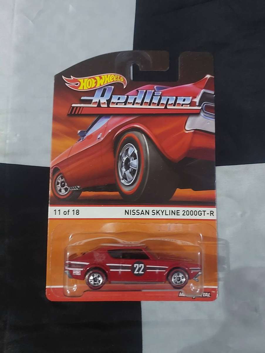 Hot Wheels Nissan Skyline 2000 GT-R (REDLINE)