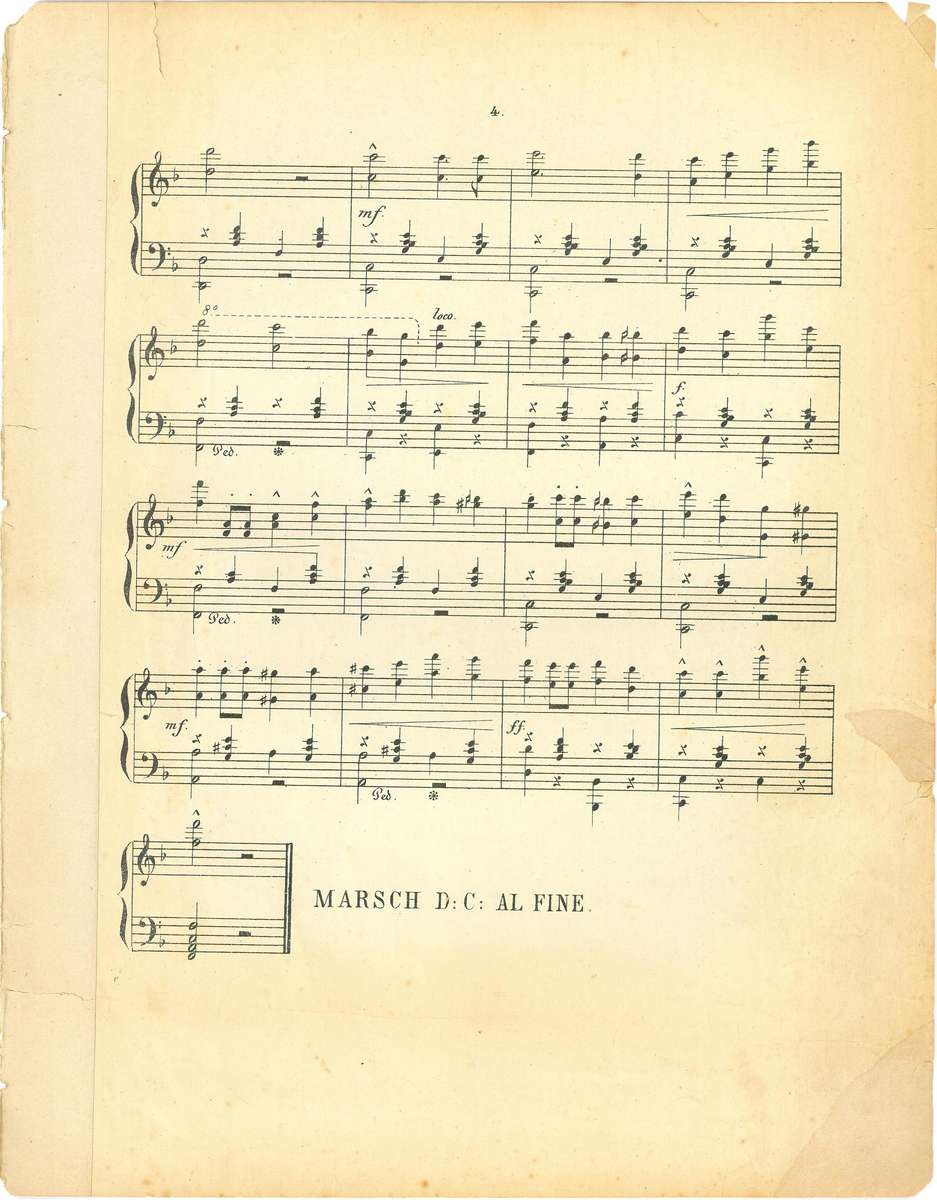 RARE 1875 Militaire Marsch voor het Artillerie Corps der Zuid Afrikaansche Republiek