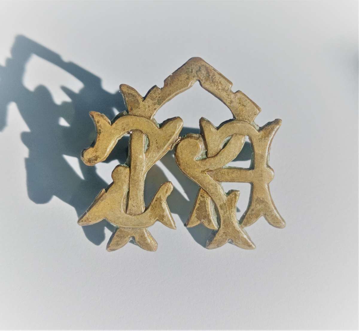 ZAR Police Brass Cap Badge