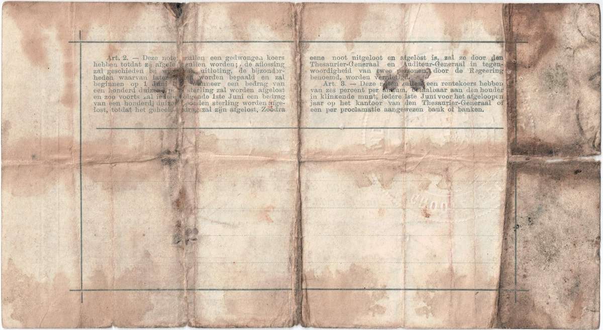 1900 ZAR Een Pond Gouvernements Nooten