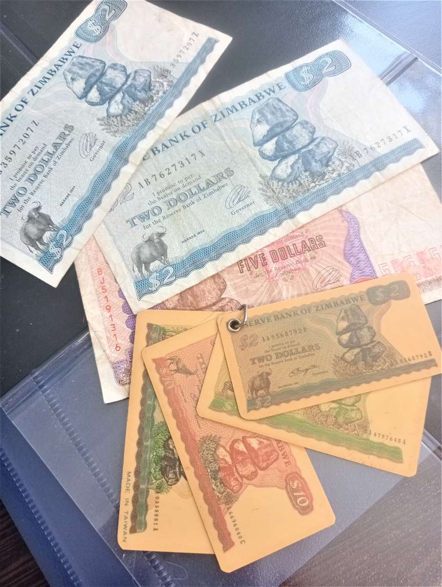 Collection of Reserve Bank of Zimbabwe Banknotes and Exonumia