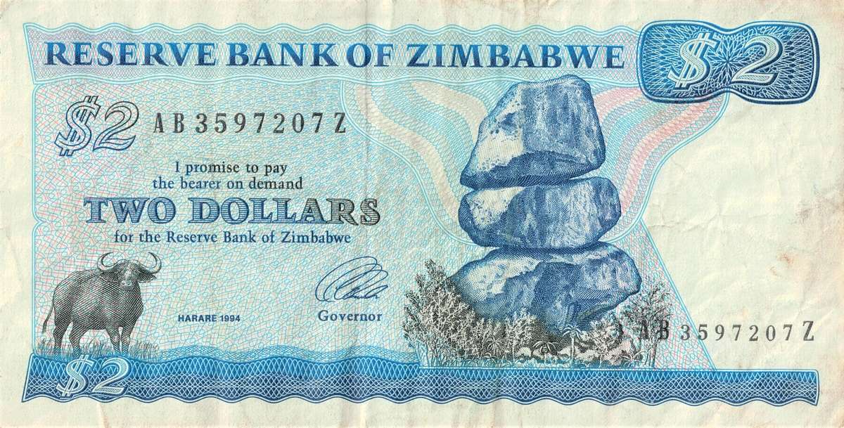 Collection of Reserve Bank of Zimbabwe Banknotes and Exonumia