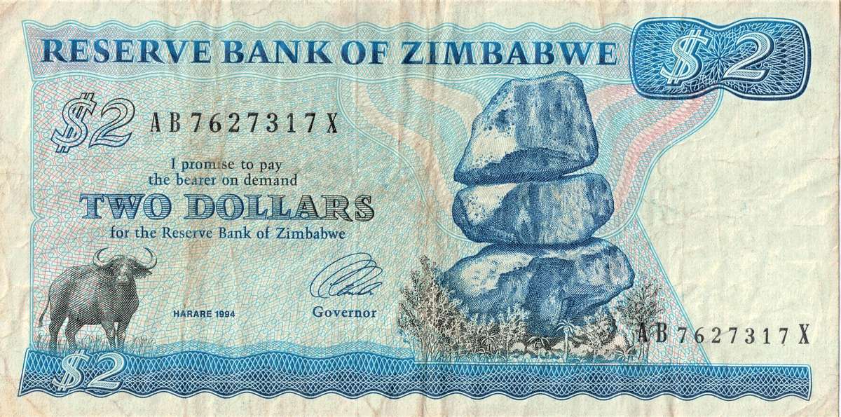 Collection of Reserve Bank of Zimbabwe Banknotes and Exonumia