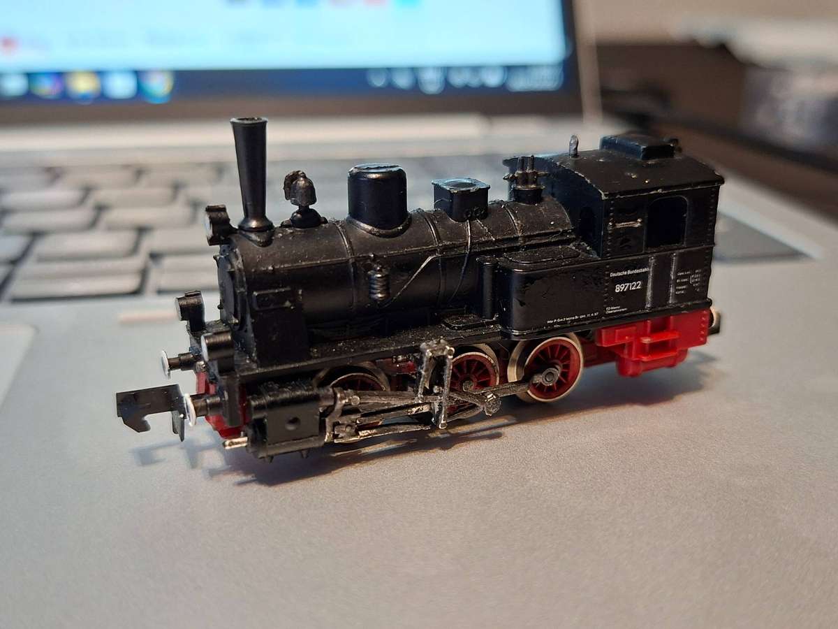 N Scale - Steam locomotive T3 (BR89) DB, era 3, no. 89 7122