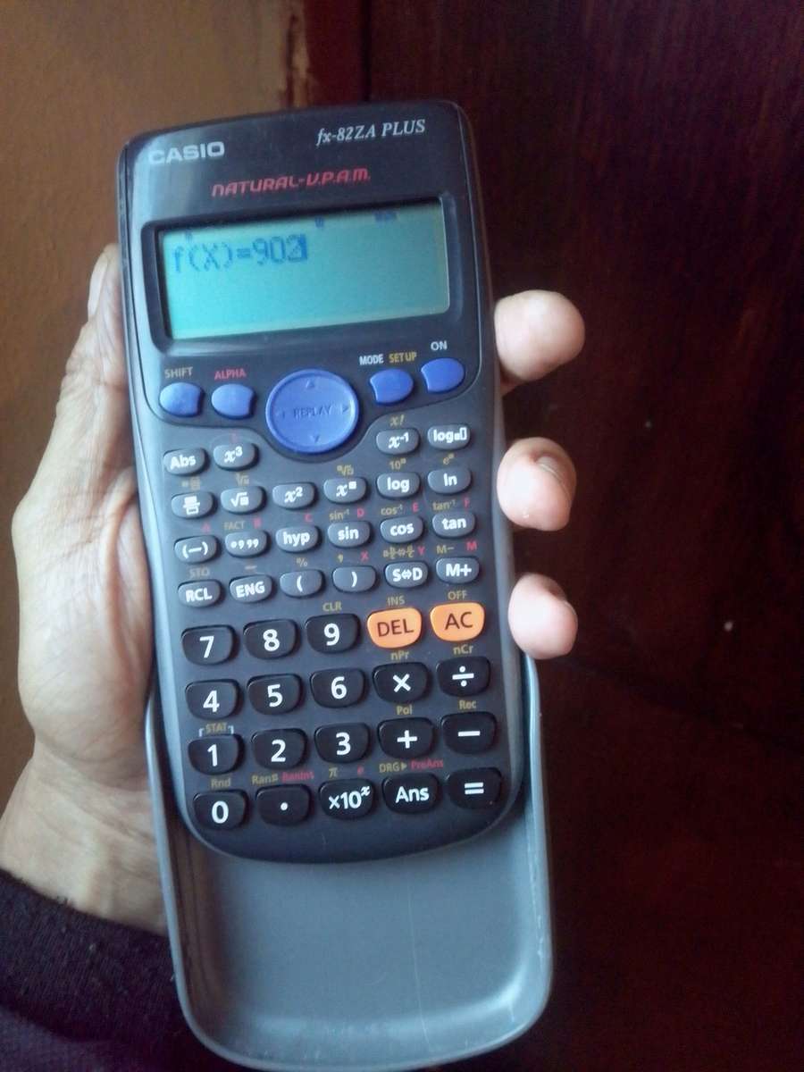 Casio scientific calculator model:-fx82ZA plus