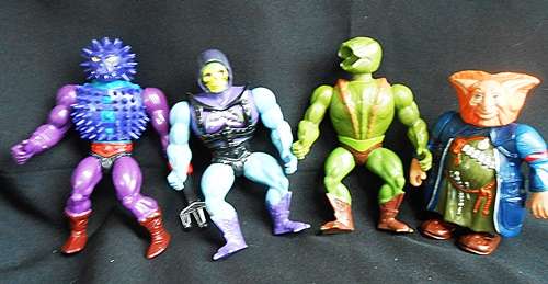Masters Of The Universe  He Man Figures - Four figures, Gwildor, Skeletor, Kobra Khan and Spikor