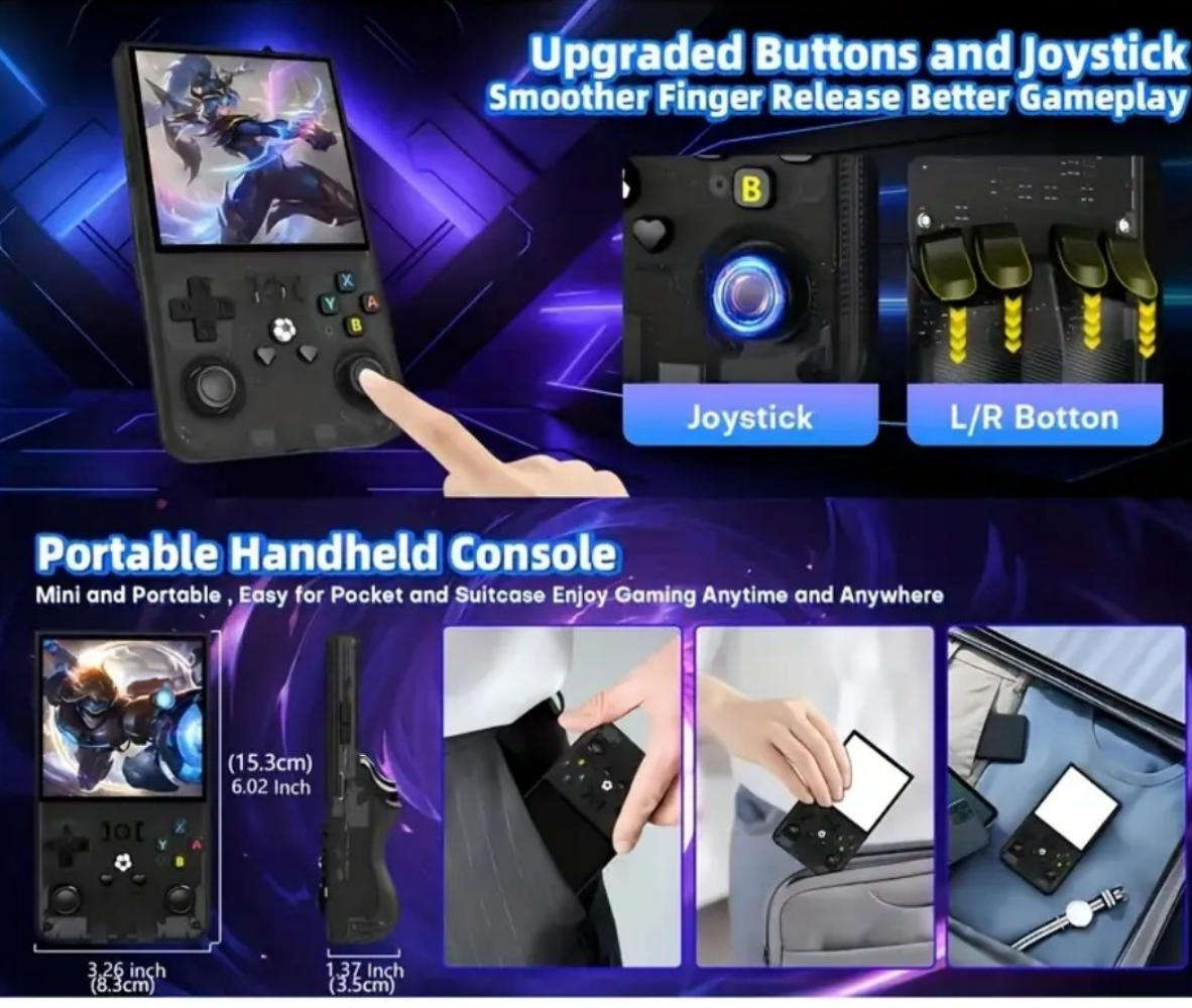 R36s Max Handheld Games