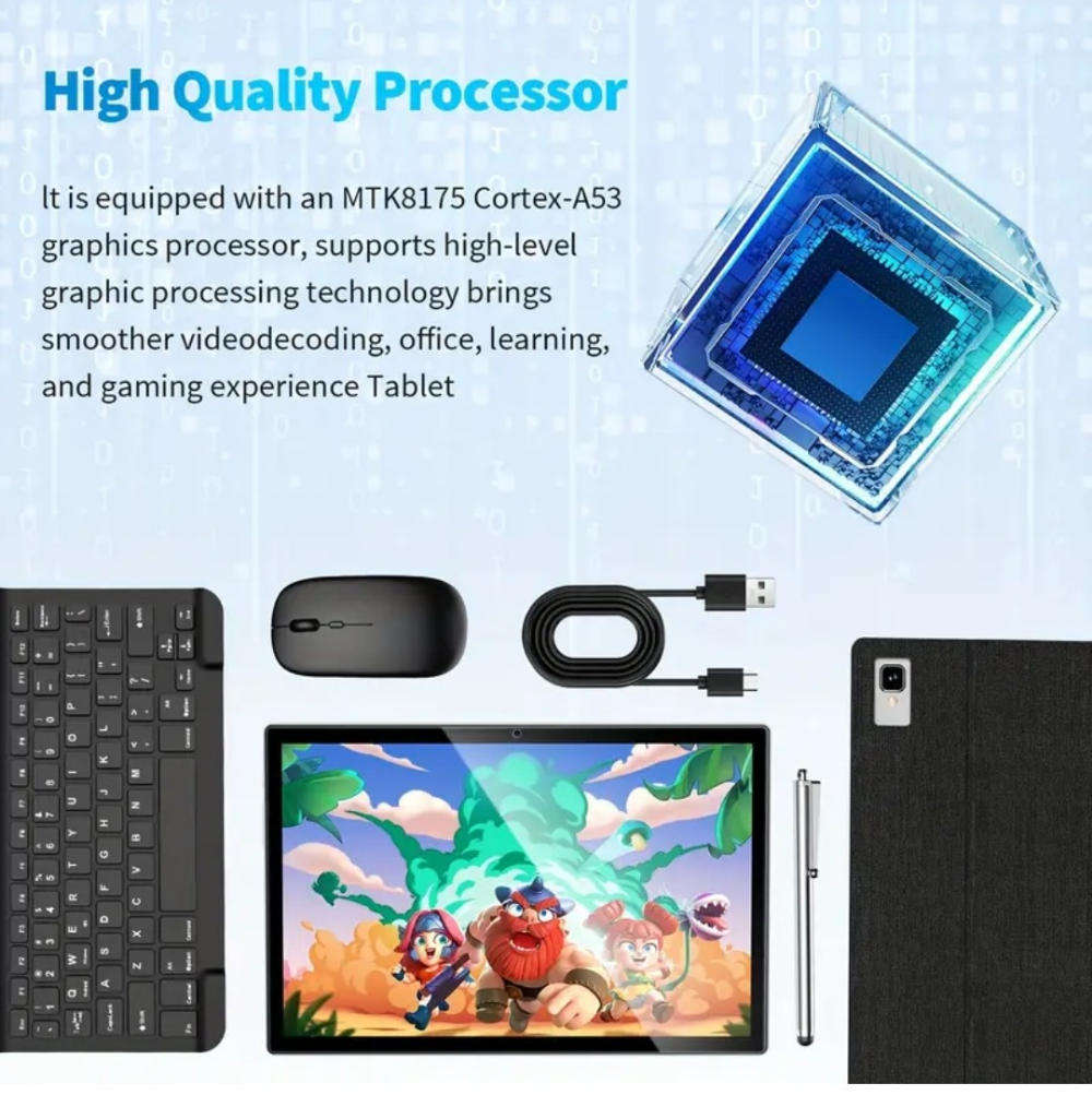 Relndoo Android Tablet 2in 1 Tablet