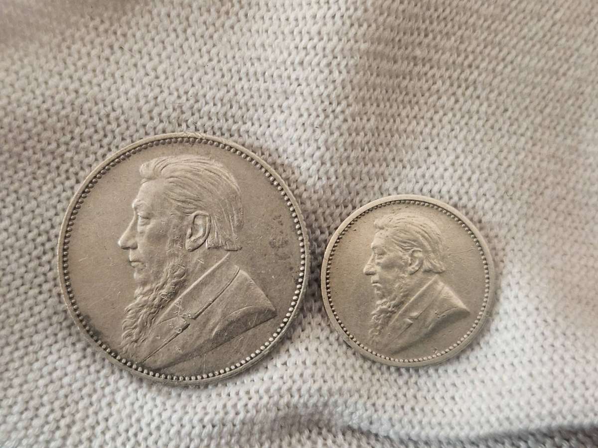 1892 ZAR 1 SHILLING &3D COMBO