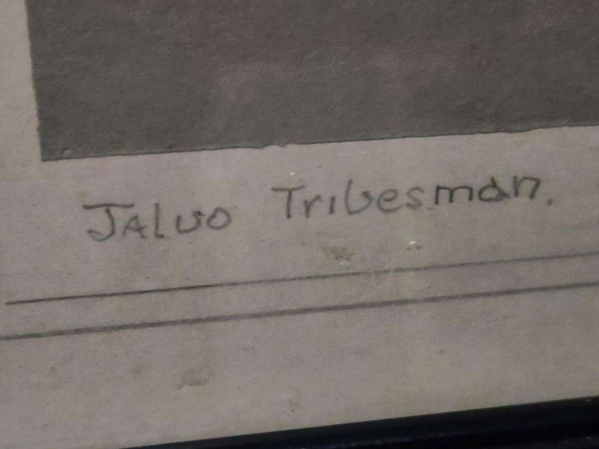 PENCIL SKETCH JALUO TRIBESMAN