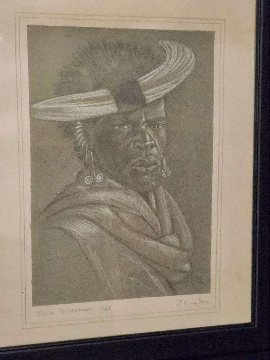PENCIL SKETCH JALUO TRIBESMAN