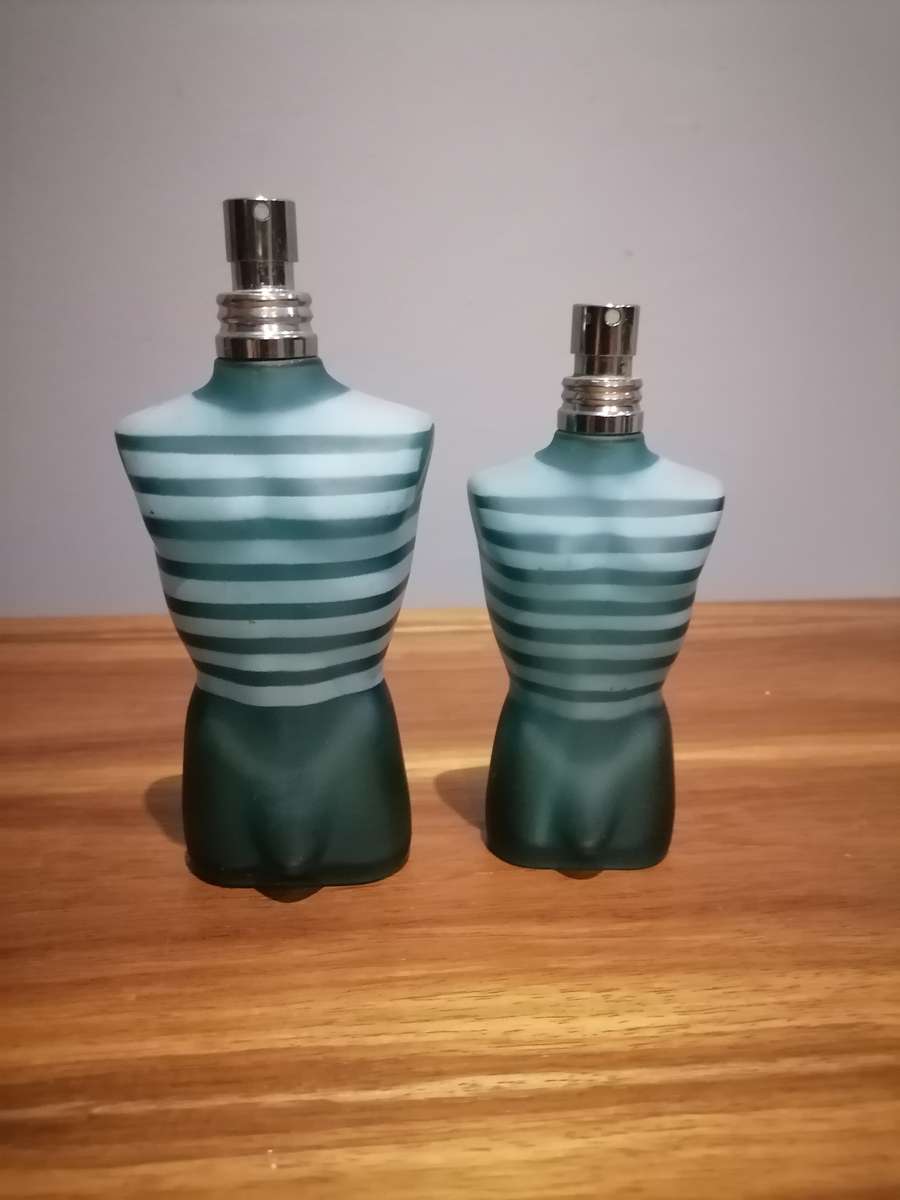 2 x Vintage Jean Paul Gaultier perfume bottles