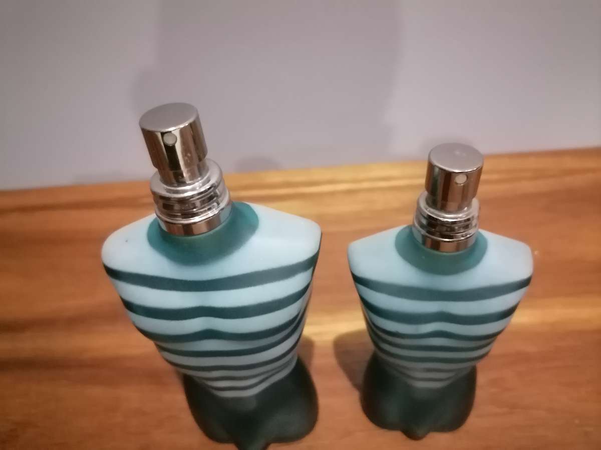 2 x Vintage Jean Paul Gaultier perfume bottles
