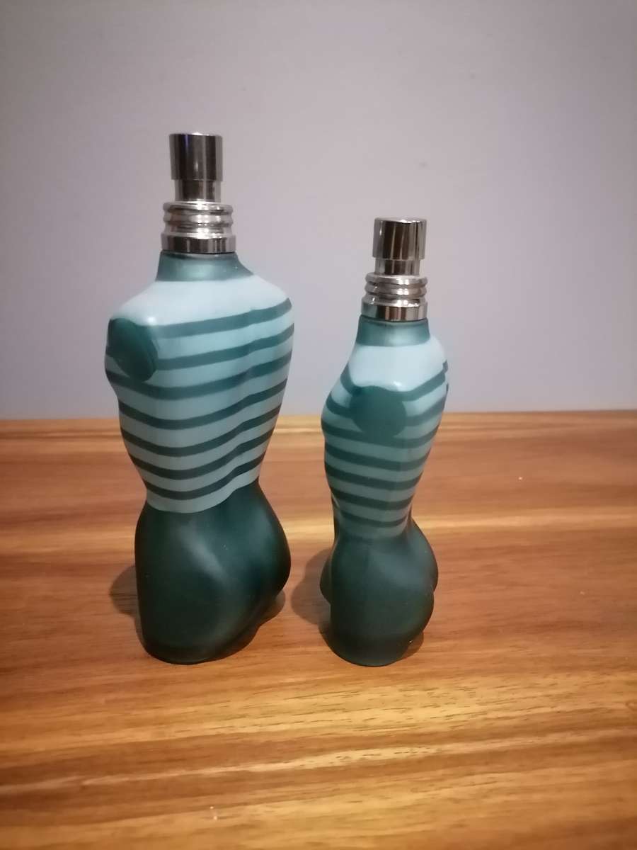 2 x Vintage Jean Paul Gaultier perfume bottles