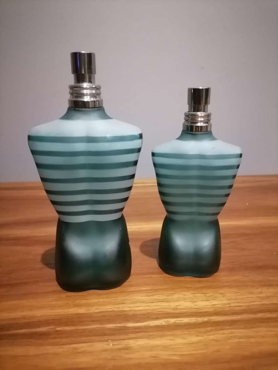 2 x Vintage Jean Paul Gaultier perfume bottles