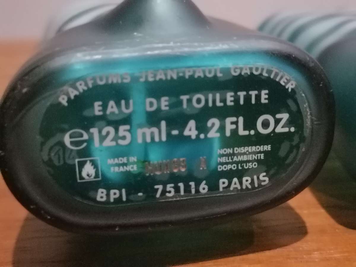 2 x Vintage Jean Paul Gaultier perfume bottles