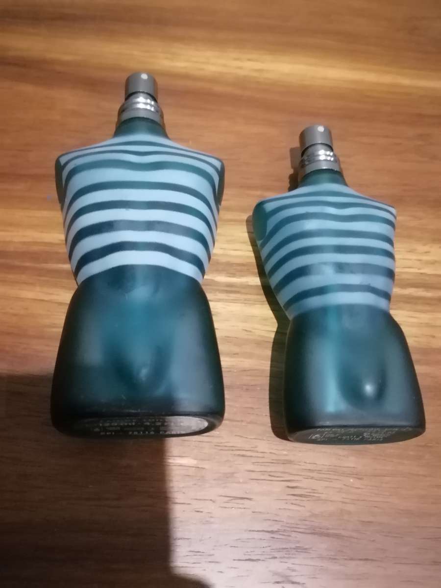 2 x Vintage Jean Paul Gaultier perfume bottles