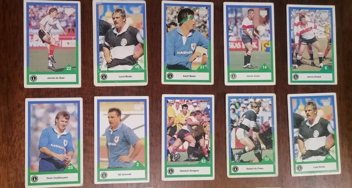 14 x Collectable Rugby cards