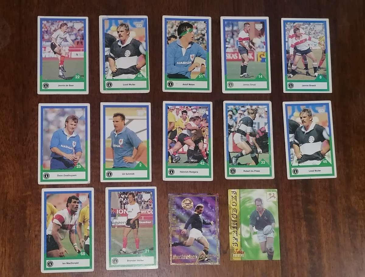 14 x Collectable Rugby cards