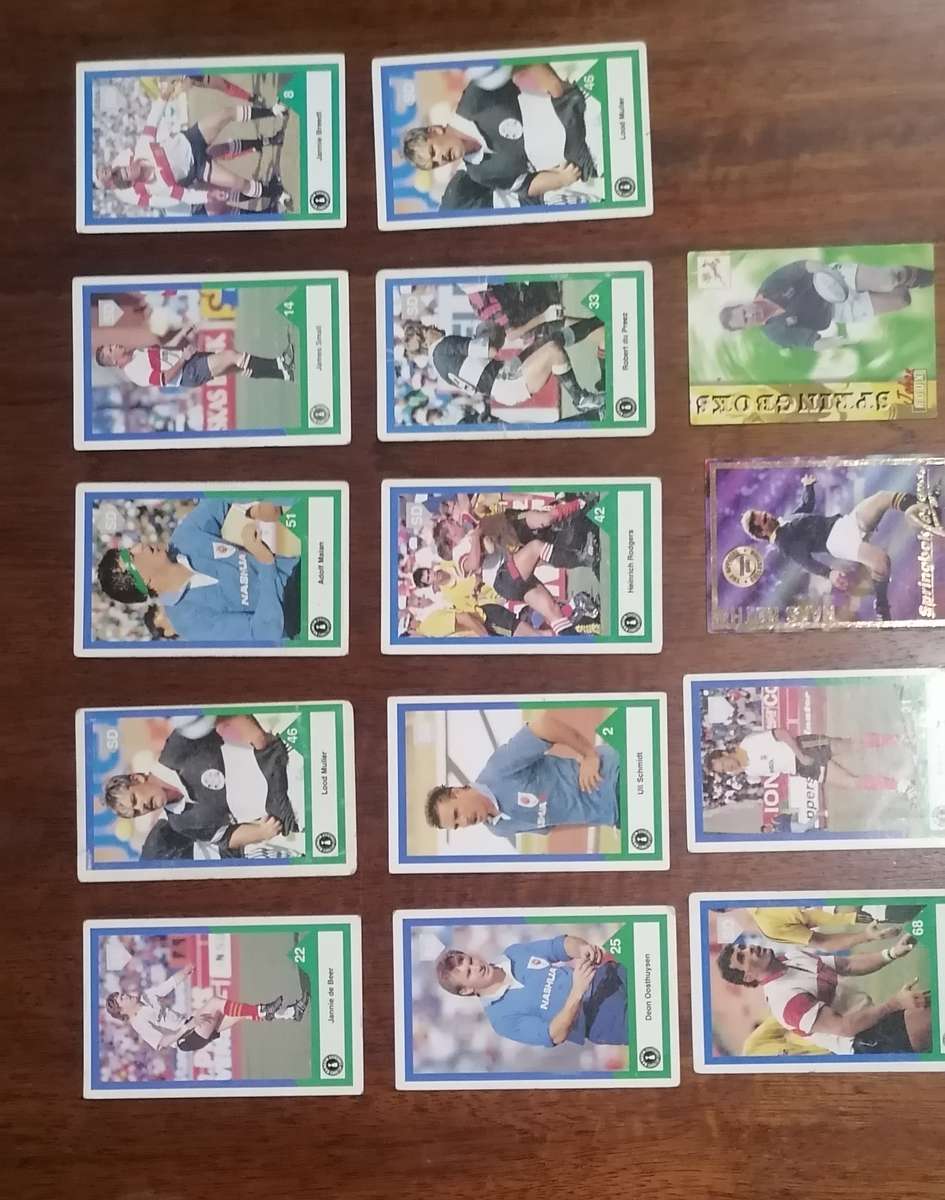 14 x Collectable Rugby cards
