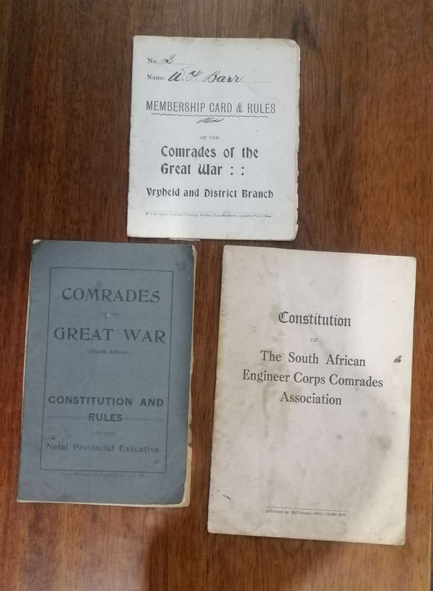 3 x WAR CONSTUTION AND RULE BOOKLETS