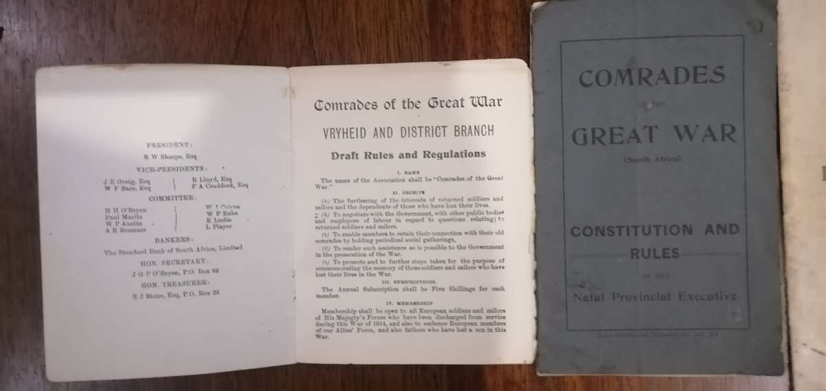 3 x WAR CONSTUTION AND RULE BOOKLETS