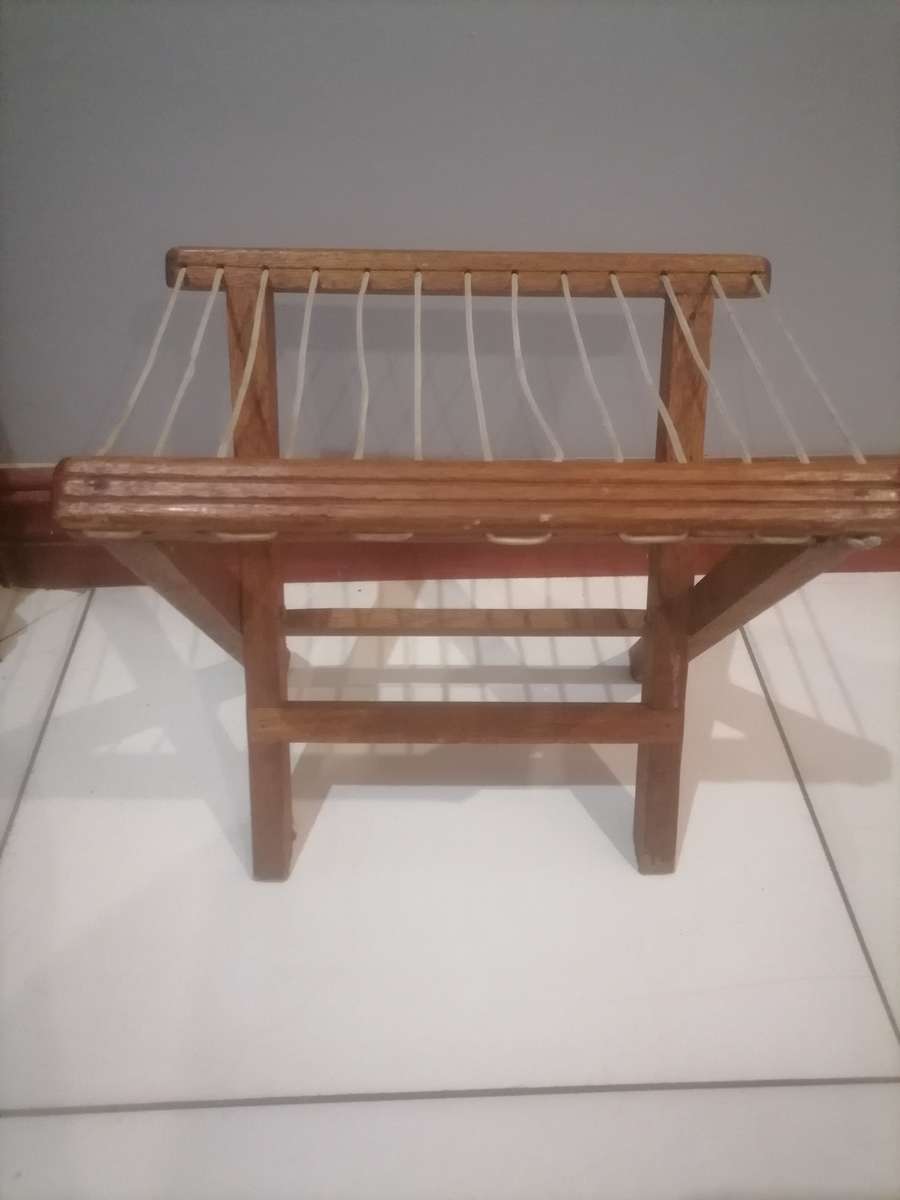 Vintage riempies stoel