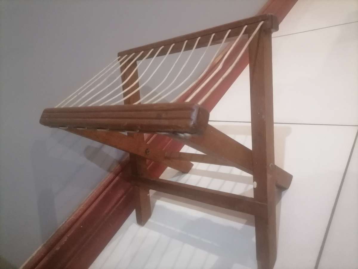 Vintage riempies stoel