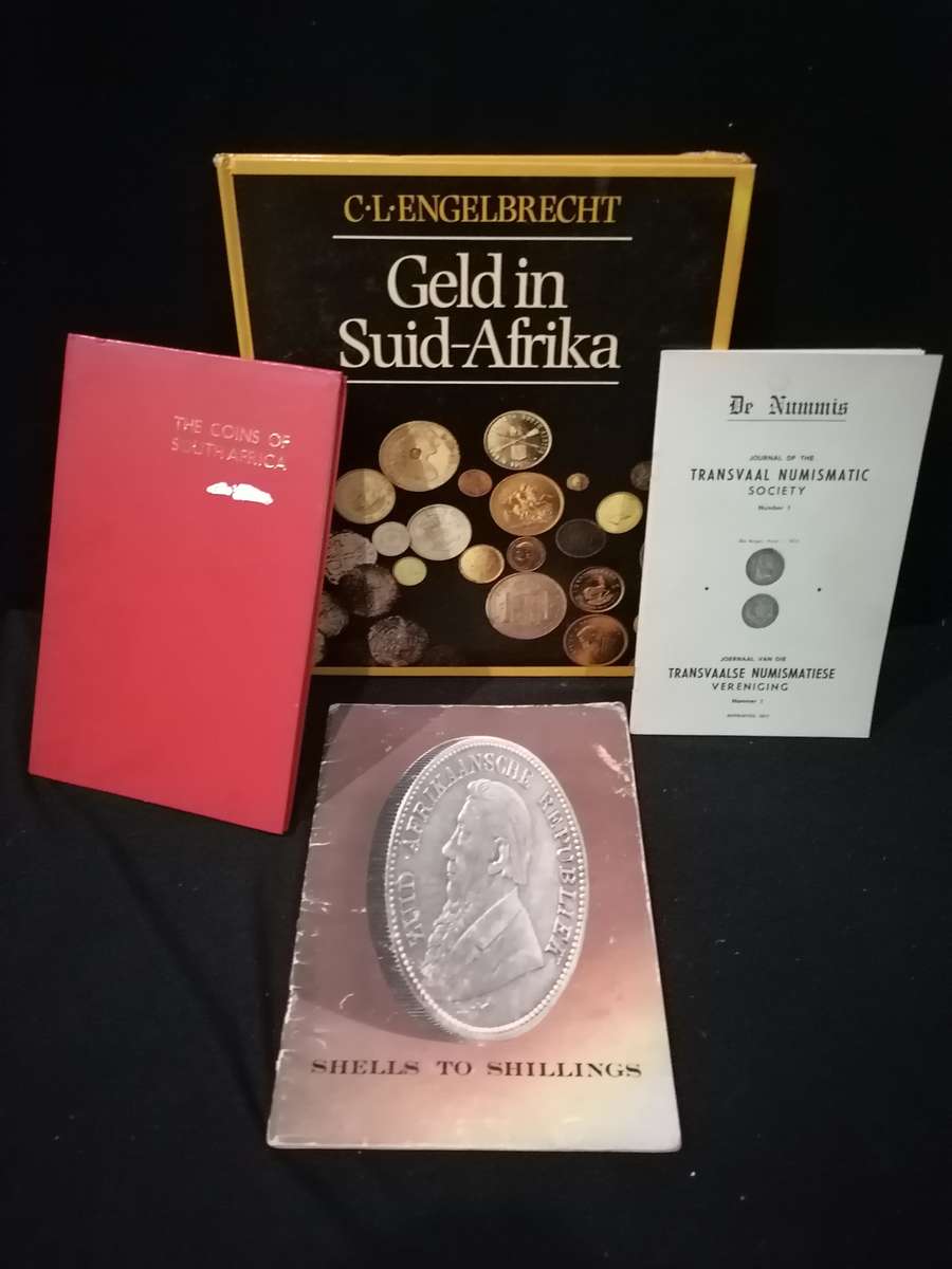 4 x South African coin books