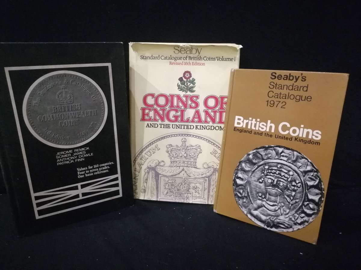 3 x NUMASMATIC GB COIN BOOKS