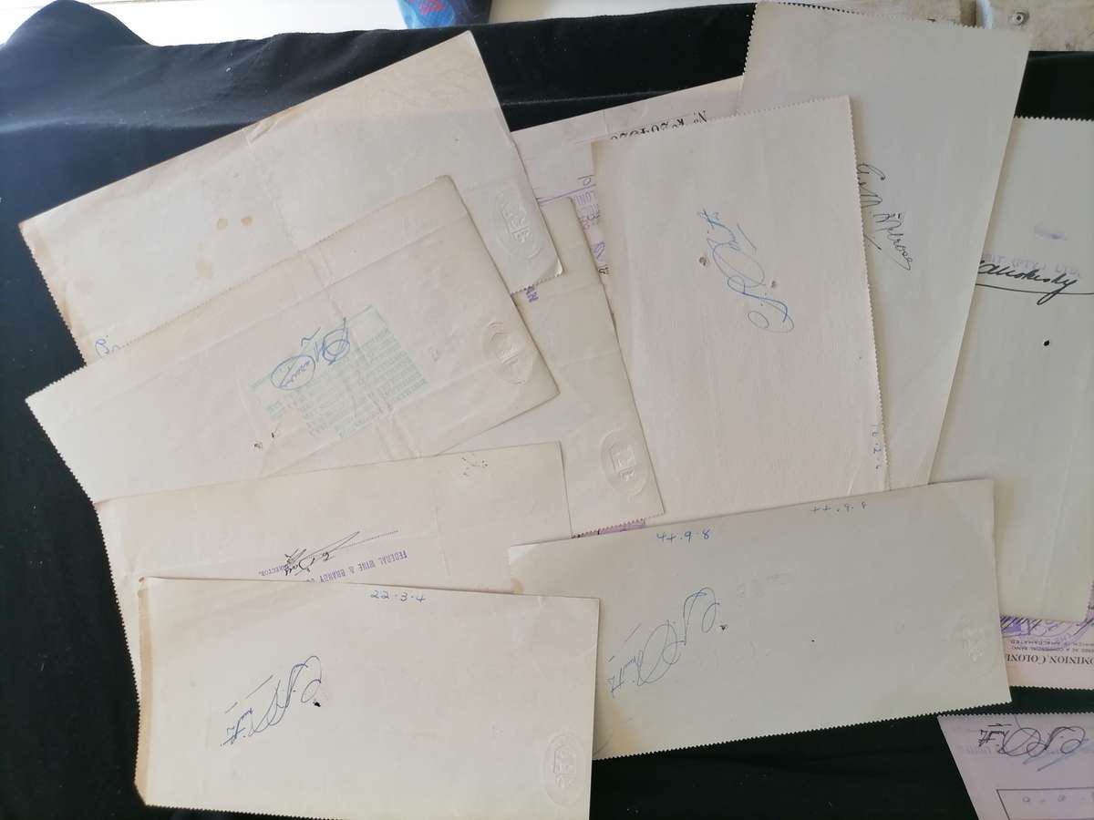 20x BARCLAYS BANK OF SA USED TJEKS 1950,s