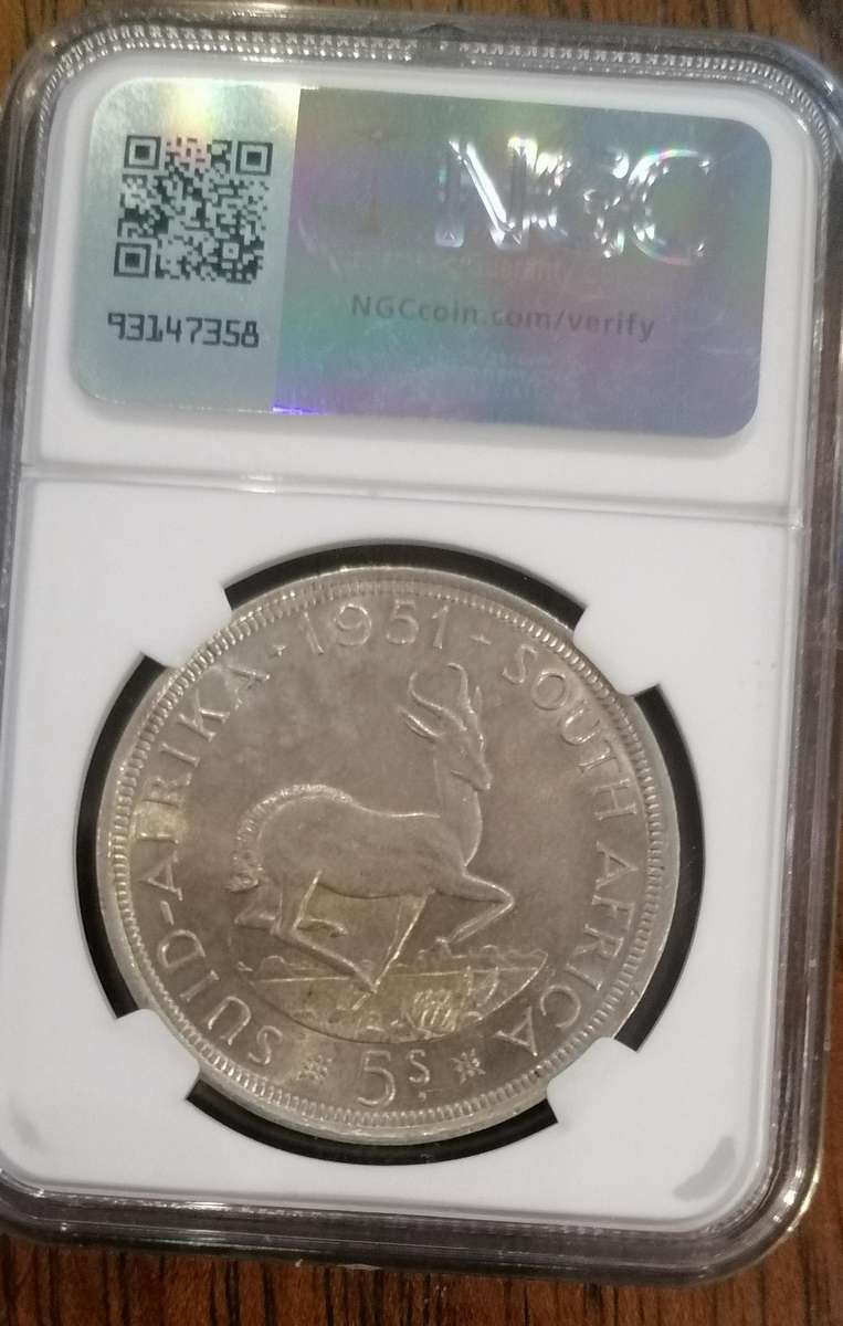 1951 SA SA UNION CROWN AU 58