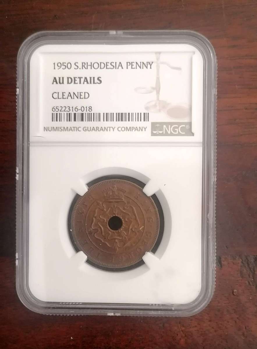 1950 SOUTHERN RHODESIA PENNY AU DETAILS