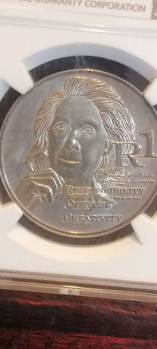 2010 SILVER R1 NADINE GORDIMER MS65