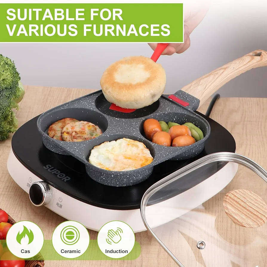 4 CUP NON STICK EGG PAN