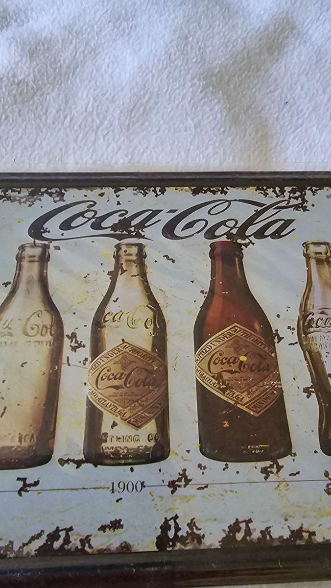 COCA-COLA METAL SIGN(30 X 15CM)1899 -1957