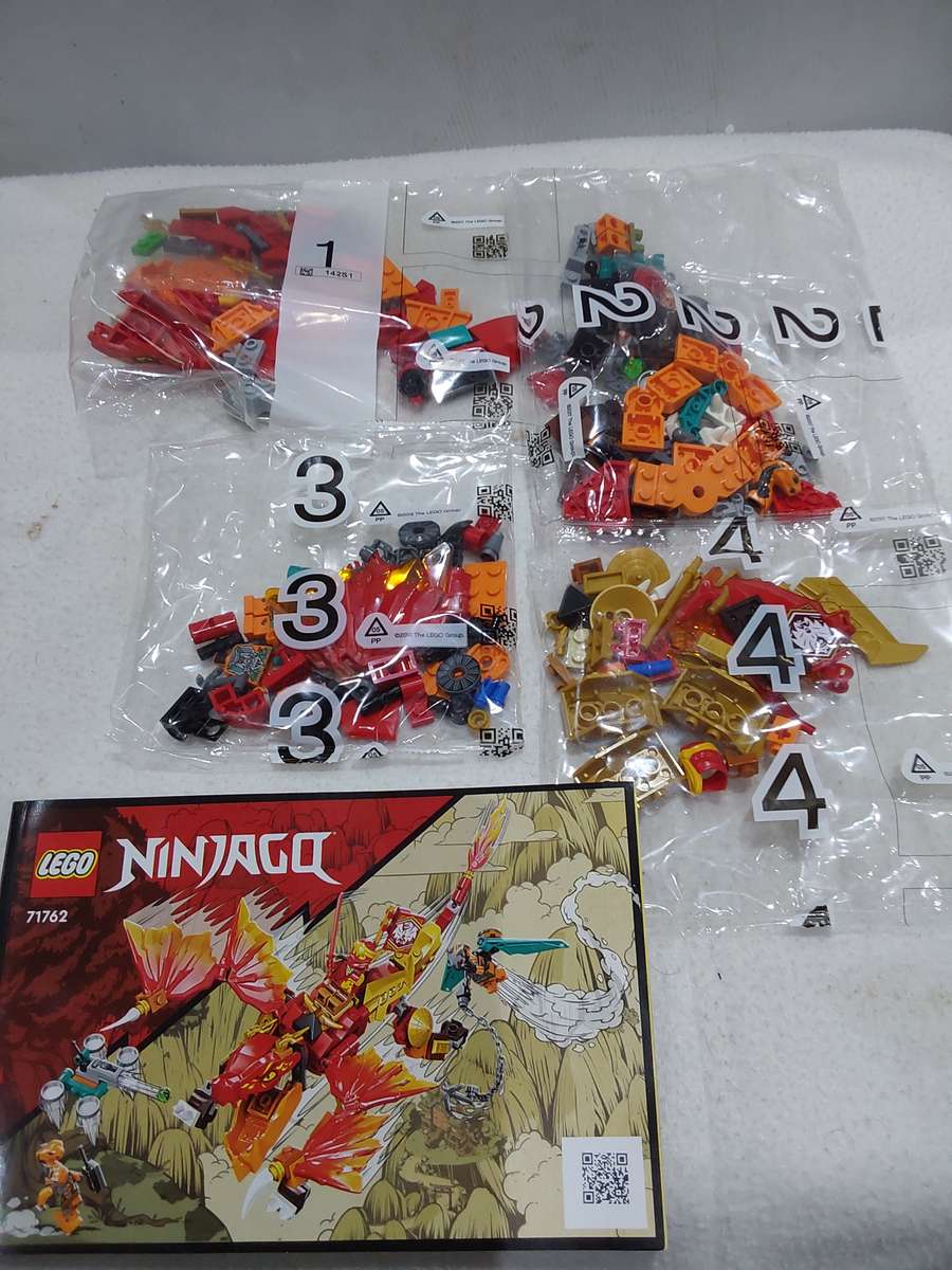 NINJAGO KAIS FIRE DRAGON EVO LEGO SET(COMPLETE)
