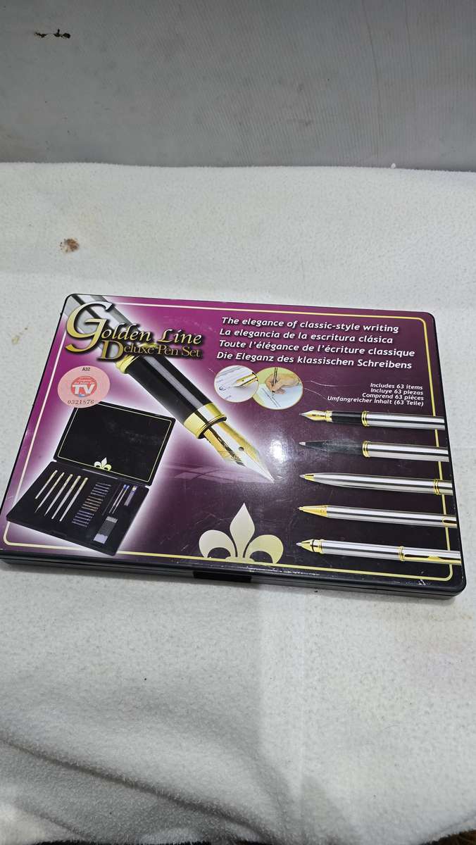 GOLDEN LINE DELUXE PEN SET(63 PIECES)